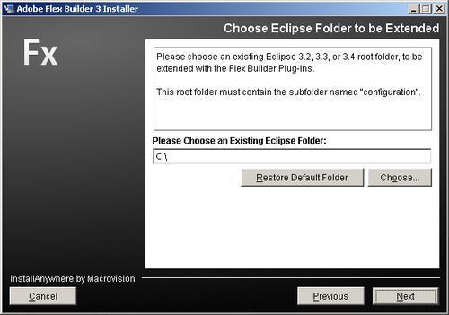 Installing Flex Builder 3