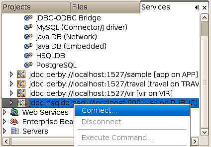 Connecting to a Third Party RDBMS