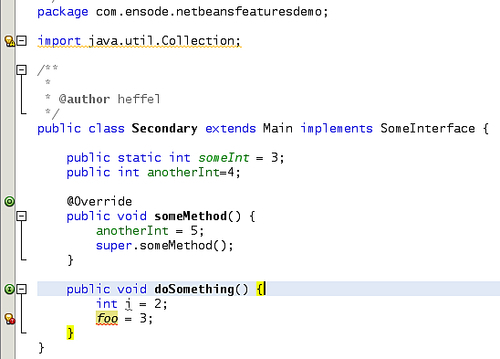 Understanding NetBeans Visual Cuesfeatures, NetBeanskeyboard shortcuts