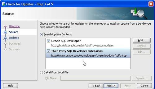 Using Check for Updates