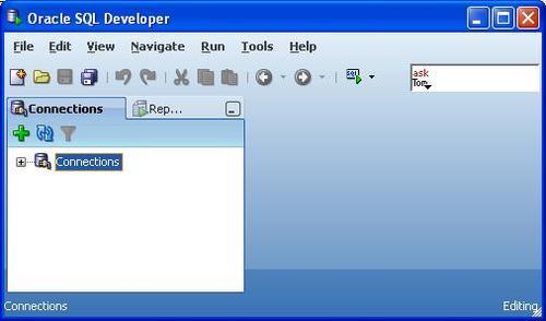 Navigating around SQL Developer