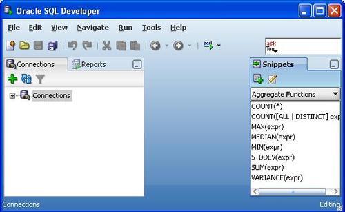 Managing SQL Developer windows