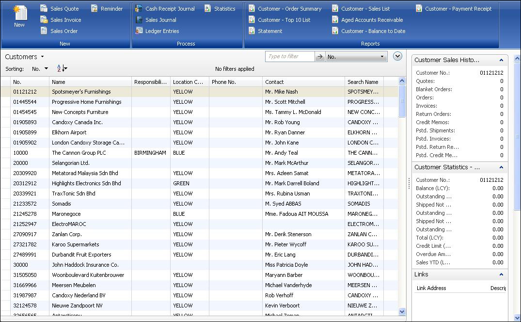 List pages