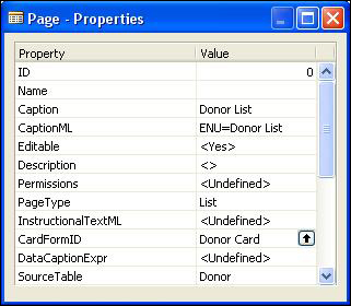 Creating a List page
