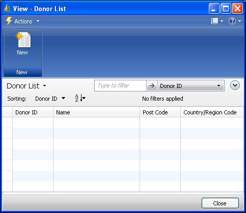 Creating a List page