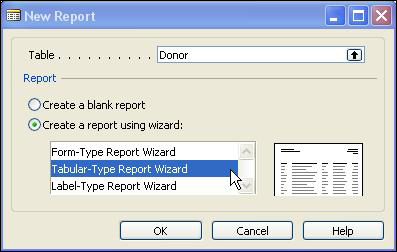 Creating a List format report
