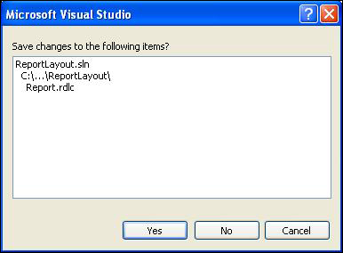Creating a List format report