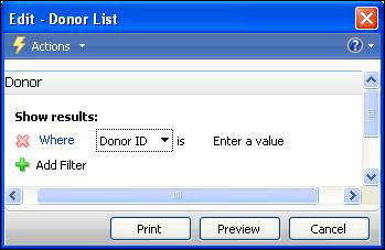 Creating a List format report