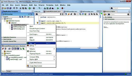 Running the Java application