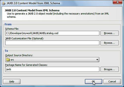 Compiling an XML schema