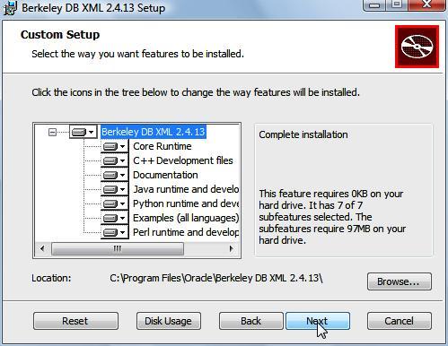 Installing Oracle Berkeley DB XML