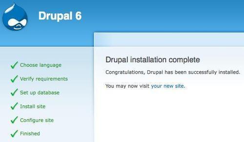 Installing Drupal