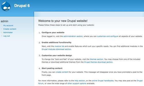 Installing Drupal
