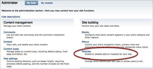 Installing a contributed Drupal module