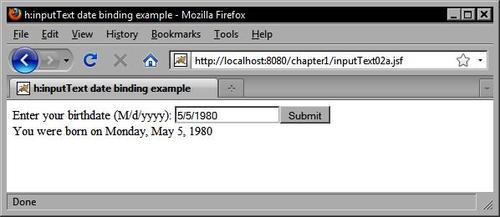 Rendering date/time information