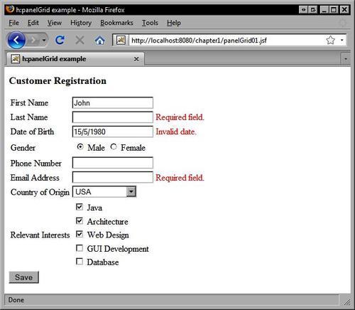 Rendering a complex layout table