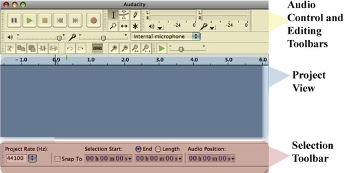 Opening Audacity