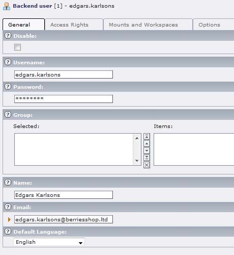 Installing TYPO3 extensions
