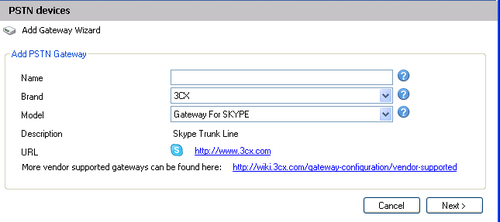 3CX Gateway for Skype3CX Call Reporterabout