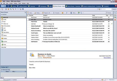 upgrade lotus notes client