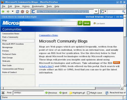 Time for action — Microsoft employee blogs