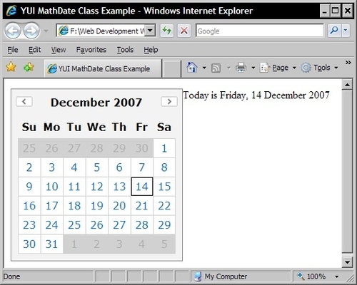 The DateMath class