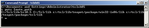 Installation of additional Tcl packages