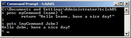 Defining your own commands