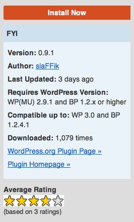 Plugin detail