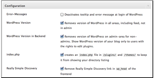 Secure WordPress