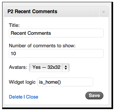 Widget Logic