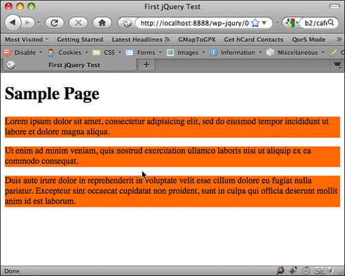 Including the jQuery library