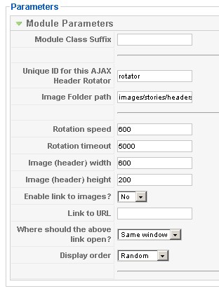 Adding a jQuery-powered image slideshow module