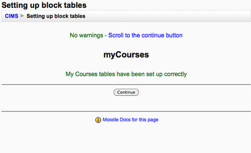 Time for action – installing the My Courses block