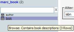 Table comments