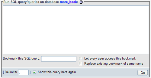 The Database view