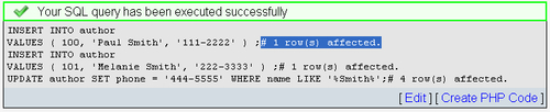 Multi-statement queries