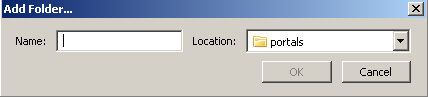 Time for action - adding a folder