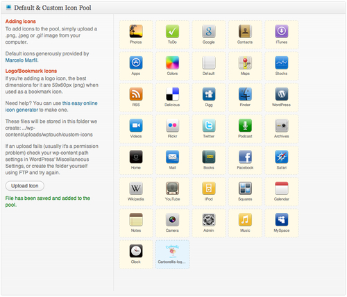 Time for action—installing and configuring WPtouch