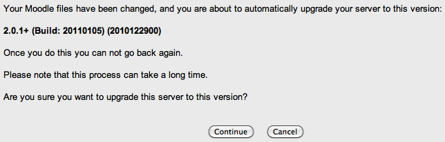 Running the update script