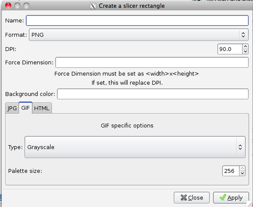 Creating a slice layer