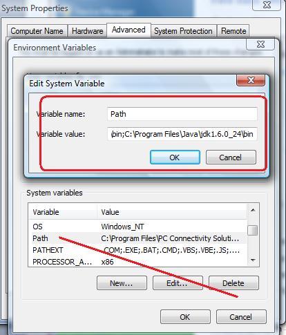 Setting the global path variable in Windows