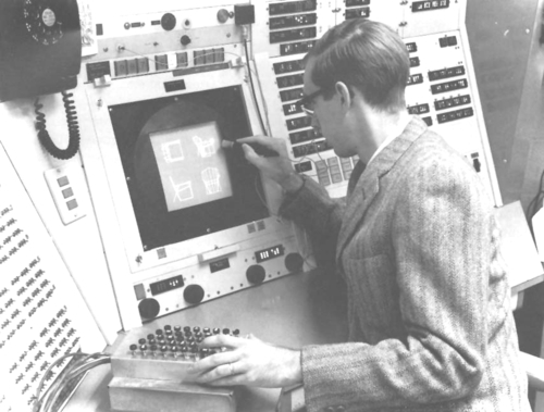Starting to use computers for animation in the 1960s
