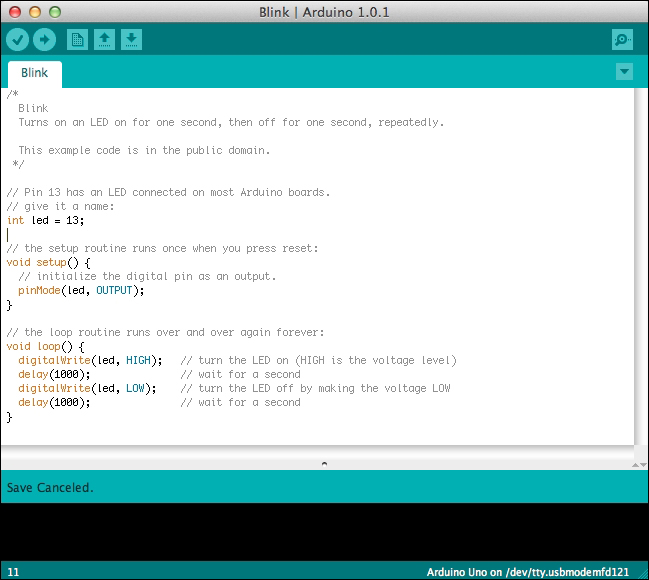 how to write c code in arduino