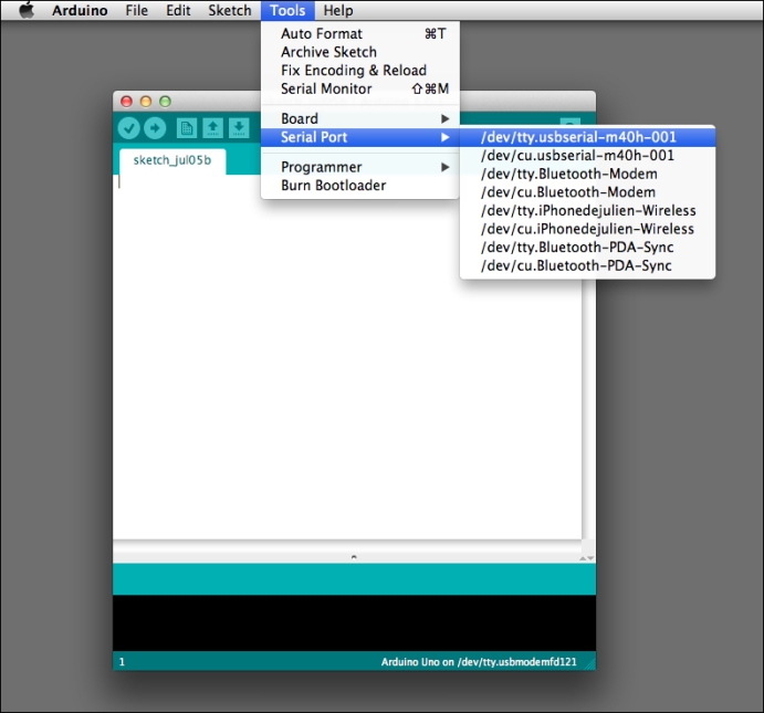 Setting up the environment according the board we are using