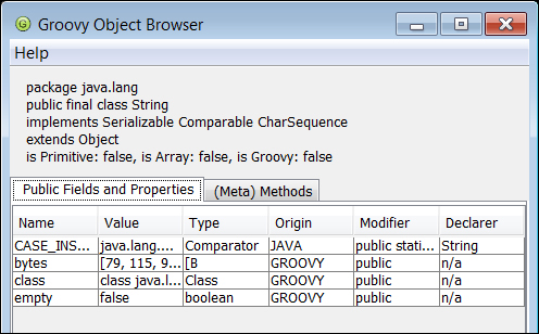 groovy oscar inspect name