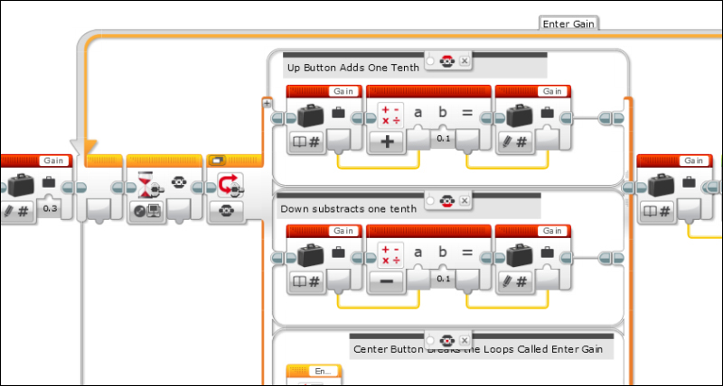 ev3 line tracing program