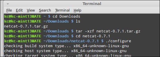 netcat install on windows asking for password