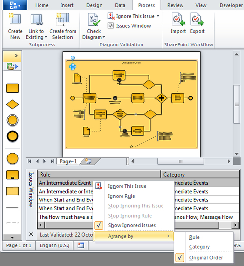 1. Overview of Process Management in Microsoft Visio 2010 | Microsoft ...