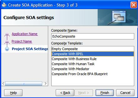 Creating an SOA project